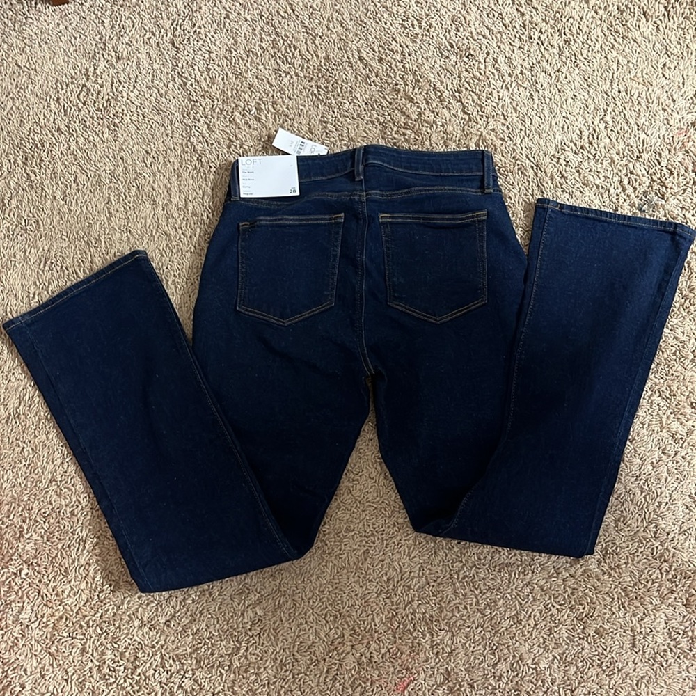 New tags, Loft, the boot cut midrise curvy fit